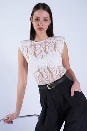 Black High Neck Hidden Zipper Sleeveless Knitted Blouse Alc-X15108